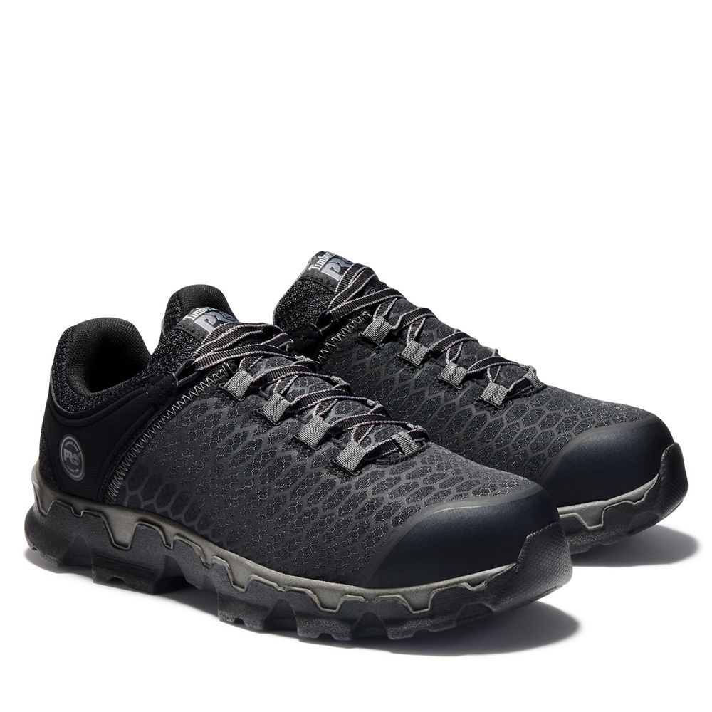 Zapatos De Seguridad Timberland Hombre Pro® Powertrain Sport Alloy Toe Eh Negras - Chile LJA-684751